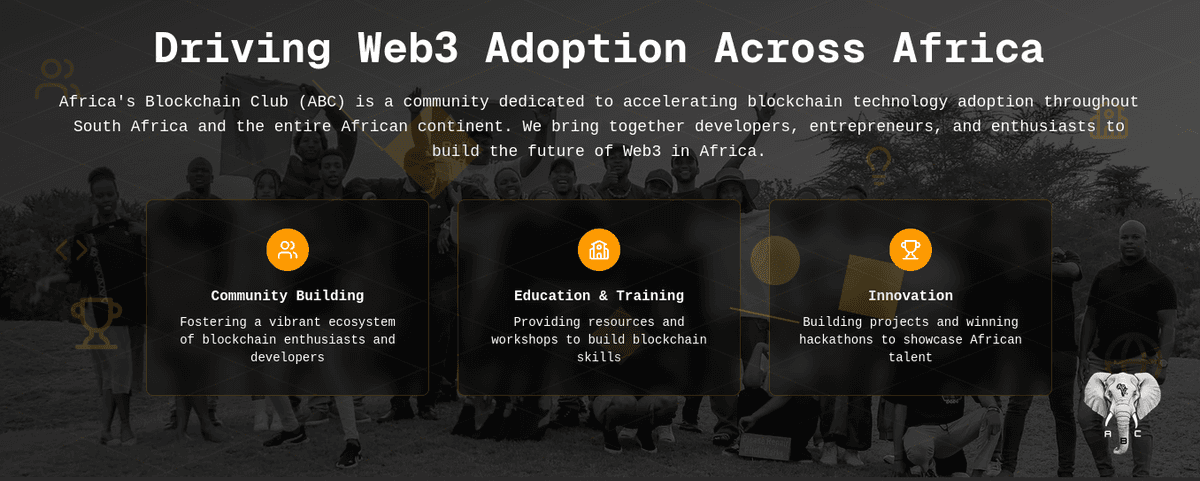 Africa's Blockchain Club Website